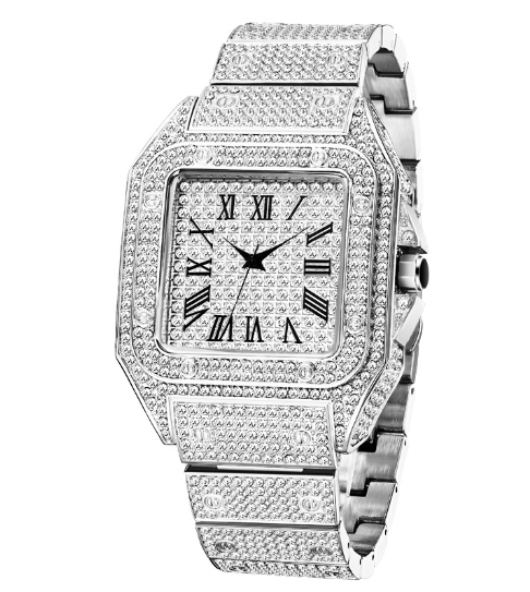 Ice Out Square Luxury Watch For Men