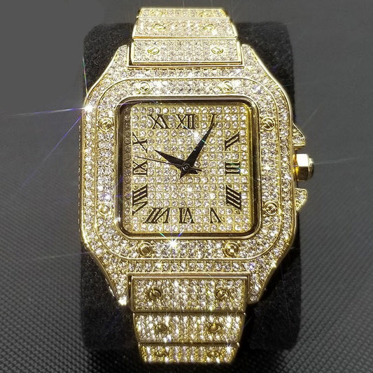 Ice Out Square Luxury Watch For Men