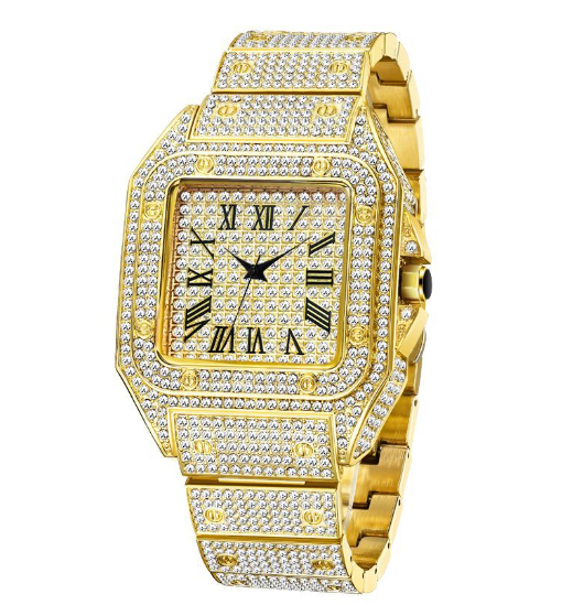 Ice Out Square Luxury Watch For Men