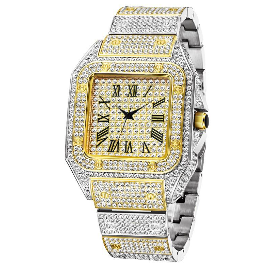 Ice Out Square Luxury Watch For Men